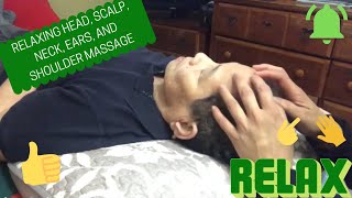 RELAXING HEAD, SCALP, NECK, EARS, AND SHOULDER MASSAGE | ASMR with Analyn