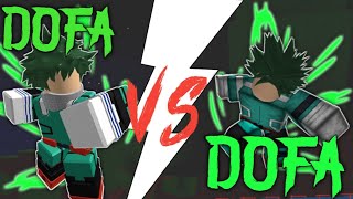 Revamp DOFA VS Revamp DOFA | Boku no Roblox Remastered