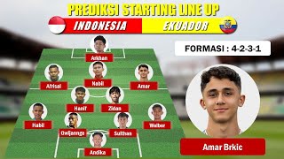 STARTING LINE UP TERBAIK INDONESIA VS EKUADOR | Mampukah Bima Sakti Menjawab Keraguan Publik