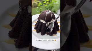 chocolate molten lava cake🍫🤩#shorts#youtube#viral