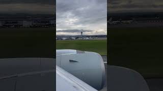 Take-Off from Edinburgh Airport onboard A350 Qatar Airways to Doha. #short #shorts