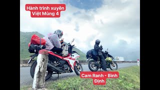 Hành trình kết nối xuyên Việt mùng 4 Tết  Cam Ranh- Bình Định | Vịt Xiêm Vlog