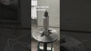 Bellows expansion machine, compensator, bellows expansion joint,