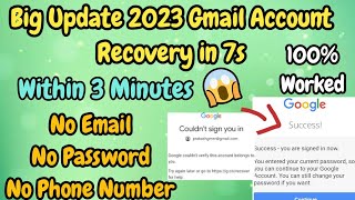 Gmail account recovery 2023 | How to recover disabled gmail account 2023 | How To Recover Gmail Acc