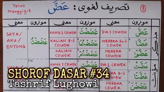 SHOROF DASAR #34 - Tashrif Lughowi ( نصر ) ( مدّ ) ( عضّ )