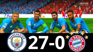 MESSI, RONALDO, MBAPPE, NEYMAR, ALL STARS | MAN CITY 27-0 BAYERN MUNICH