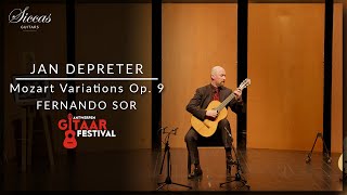 JAN DEPRETER - Live Mozart Variations Op.9 (F. SOR) | Antwerpen Gitaarfestival x@SiccasGuitars