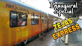 Tejas Express Inaugural Special Run Arrival at Mumbai Central | IRCTC TEJAS EXPRESS | WAP7