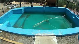 Preparando una zona baño 1 - Pasarela piscina