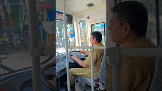 olectra X2 electric Bus interior #viralshorts #bestbus #mumbaibestbuses #mumbai #ytshorts