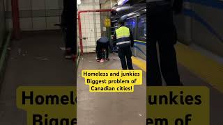 Headache of Canadian Government. Homeless and junkies of Canada#shorts#viral #trending #homeless#sad