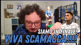 SIAMO IN FINALE!!!! VIVA SCAMACCA!!!! ATALANTA - FIORENTINA 4-1