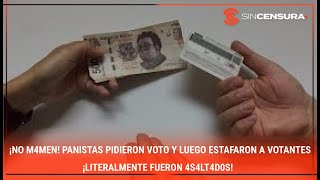 ¡NO M4MΕN! Panistas pidieron voto y luego estafaron a votantes ¡LITERALMENTE FUERON 4S4LT4D0S!