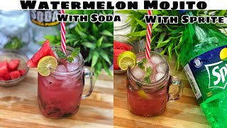 Watermelon Mojito | Easy Mojito Recipe | Watermelon with Soda and Sprite | Humbiharsehain