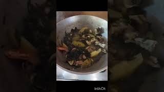 #How to boil spine n sorrel with chikken meat...#shorts cook