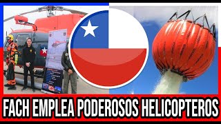 Los PODEROSOS Helicopteros FACh Contra Incendios 🇨🇱 #Chile #Valparaiso #ViñaDelMar #BioBio #CL