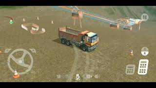 game mengendarai dump truck ( tutorial 1 ) - heavy machine & mining simulator - android gameplay