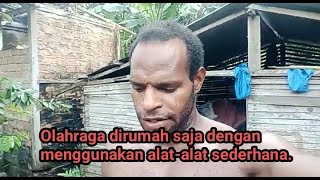 🛑Olahraga di rumah saja dengan alat-alat sederhana dapat membentuk otot yang bagus.