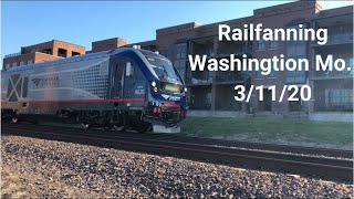 Railfanning Washington Mo. 3/11/20