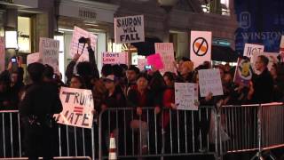 Protestas anti Trump continúan en Nueva York