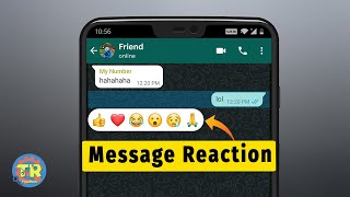 Whatsapp Message REACTION New Update #shorts