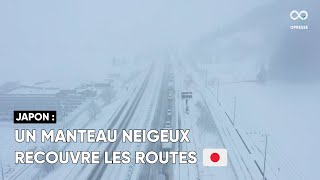 De fortes chutes de neige ont recouvert la ville de Nagahama