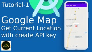 How to implement google map in android and get current location | with Google API key |