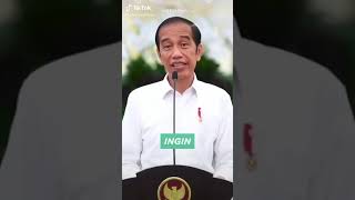 Pidato pak presiden ir jokowi,sabar