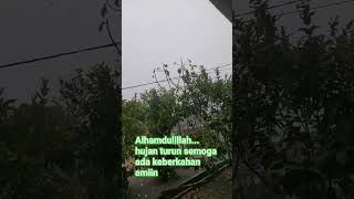 setelah sekian bulan akhirnya ada hujan