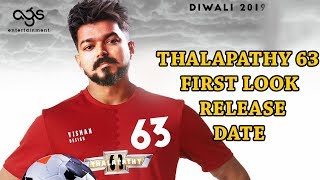 Actor Vijay Vijay 63 First Look Motion Poster Release On  Thalapathy Vijay