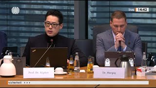 Prof. Dr. Dennis-Kenji Kipker: Stellungnahme im Bundestag zur nationalen Cybersicherheitsarchitektur