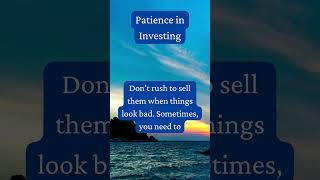 Patience in Investing