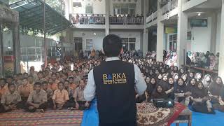 Masa Orientasi, MPLS SMPN 1 Ampek Angkek Kab Agam bersama BARKA Training