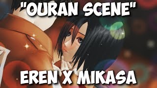 MMD SNK "Ouran Scene" – Mikasa x Eren Attack On Titan funny meme anime cartoon animation