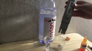 Water test : Evian natural spring water 💦 💧