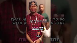 Kevin Hart drops hot 🔥 bars freestyle 😂#shorts #kevinhart #kendricklamar