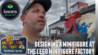 Designing a Lego minifigure at the Lego Minifigure Factory