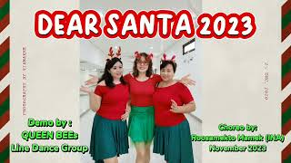 DEAR SANTA 2023 | Line Dance - Improver / Easy Intermediate | Choreo by Roosamekto Mamek ( INA)