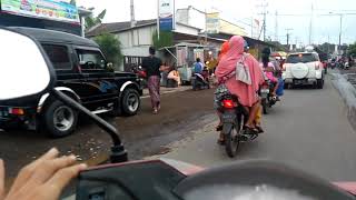 Suasana menjelang magrib umbulsari di bulan romadhon ramai