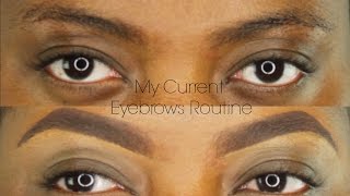 My Current Eyebrows Routine 2015 ft ABH dipbrow || Loveglam