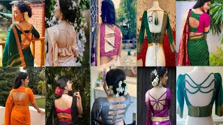 30+ LATEST BLOUSE BACK NECK DESIGNS | Blouse Designs Latest Collections | Saree Blouse Designs