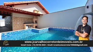 (VENDIDO)  LINDISSIMA CASA COM PISCINA E CHURRASQUEIRA, EXCELENTE LOCALIZAÇÃO PARA VENDA EM ITANHAÉM