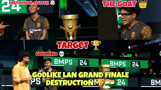 GODLIKE  IN LAN BMPS GRAND FINALE 🇮🇳🏆 || GODLIKE BMPS LAN ENTRY 🇮🇳|| REDBOLT GAMING