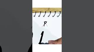 how to write the letter p? #shorts #calligraphy #letter