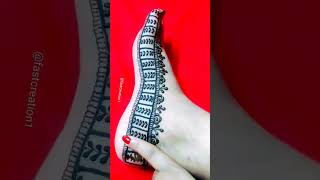 Amazing reverse leg mehndi।।beautiful foot mehndi design।।easy leg mehndi design।।latest mehndi