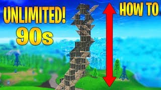 HOW TO *Unlimited 90s* in Fortnite whithout jumping !