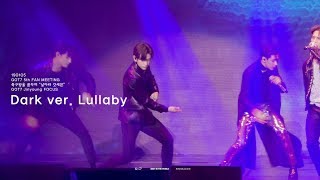 [4K] 190105 GOT7 5TH FANMEETING “날아라 갓세븐” Lullaby Dark ver. - GOT7 Jinyoung focus