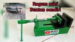 Cara membuat ragum besi sendiri || tanggem besi