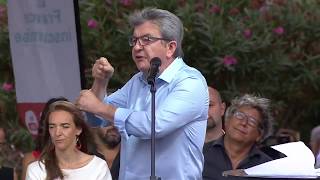 Jean-Luc Mélenchon, réexpliquant aux #Amfi2018 ce qu'est la RÈGLE VERTE