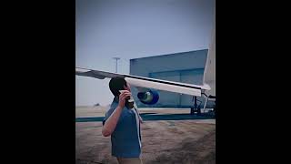 Michael Destoryed The Cargo Plane ✈️ #gta5 #shortvideo #youtubeshorts #shortsfeed #shorts